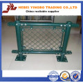 Green PVC Coating and Galvanized Steel Round Fence Post